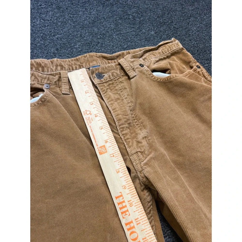 Polo Ralph Lauren Corduroy Pants Brown Mens 34x30‎ Straight Leg Cotton Casual